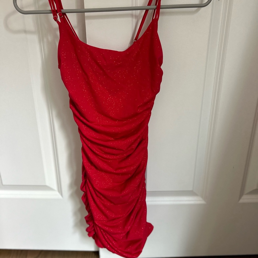 Red dress-lucy in the sky